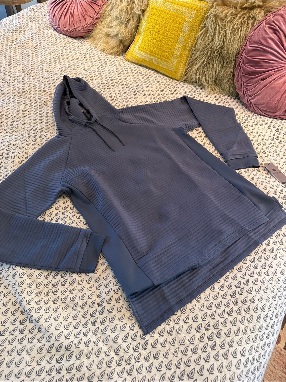 Apana Slate Blue Mens Pullover Sweatshirt